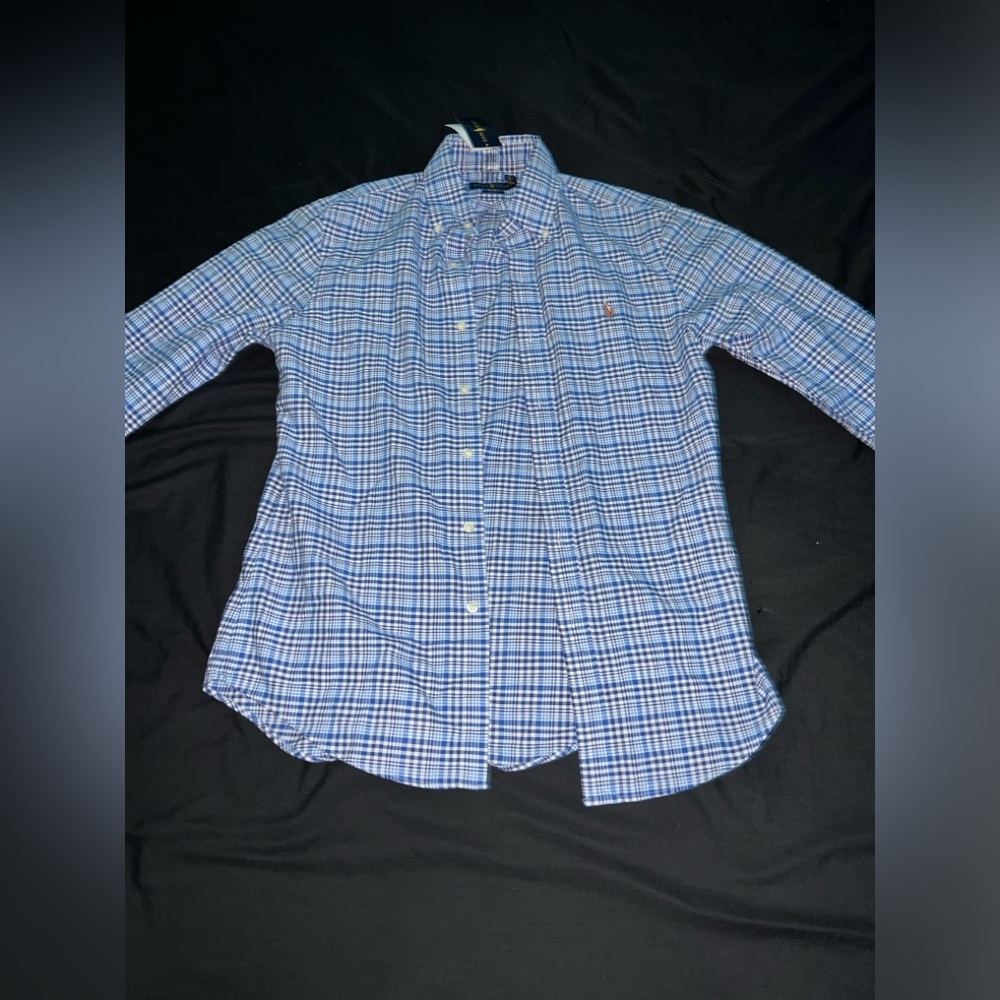 Ralph Lauren Blue Casual Button Down Shirt